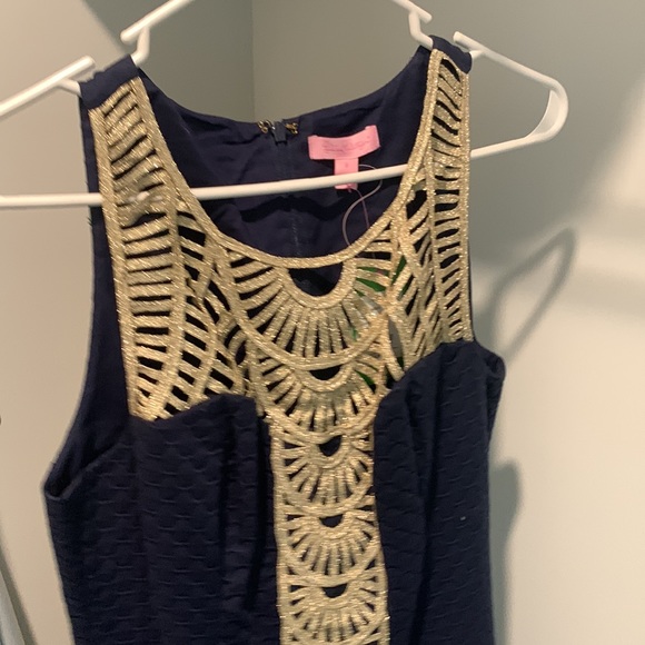 NWT! Navy Lilly Pulitzer Tana Shift size 8 dress - Picture 11 of 12